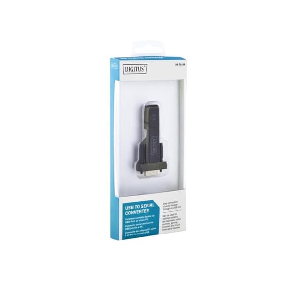 Digitus, RS232 til USB 2.0, DA-70156, USB 2.0 til seriel adapter