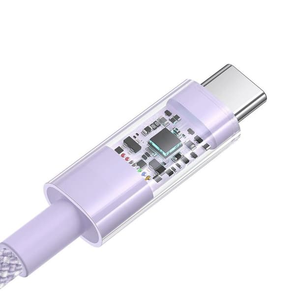 USB A til USB-C-kabel Baseus P10373002511-01 Lilla 2 m