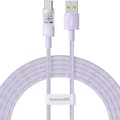 Miniatyrbillede 1 af 6: USB A til USB-C-kabel Baseus P10373002511-01 Lilla 2 m