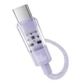 Miniatyrbillede 3 af 6: USB-C til USB-C-kabel Baseus P10373000511-01 Lilla 2 m