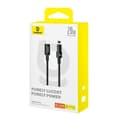 Miniatyrbillede 5 af 6: USB-C til Lightning-kabel Baseus P10373001111-01 Sort 2 m