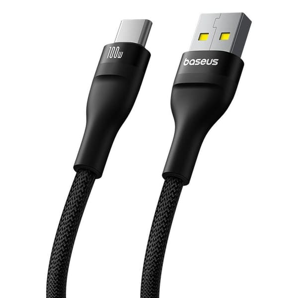 USB A til USB-C-kabel Baseus P10311804111-01 Sort 2 m