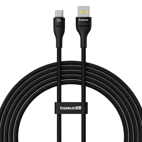 USB A til USB-C-kabel Baseus P10311804111-01 Sort 2 m
