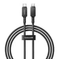 Miniatyrbillede 1 af 3: USB-C til USB-C-kabel Baseus P10355800111-00 Sort 1 m
