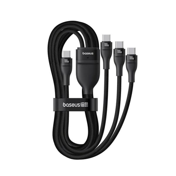 USB-C til USB-C-kabel Baseus P10377503111-00 Sort 1,5 m