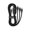 Miniatyrbillede 3 af 7: USB-C til USB-C-kabel Baseus P10377503111-00 Sort 1,5 m