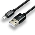 Miniatyrbild 1 av 3: USB-kabel till mikro-USB EverActive CBB-1MB Svart 1 m