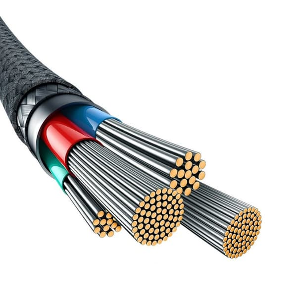Kabel USB till Lightning Baseus P10355802111-01 Svart 2 m