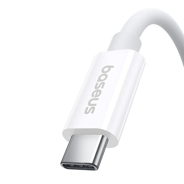 USB-C till USB-C Kabel Baseus P10365200211-02 Vit 1 m