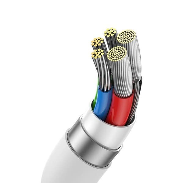 USB-C till USB-C Kabel Baseus P10365200211-02 Vit 1 m
