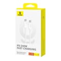 Miniatyrbild 1 av 7: USB-C till USB-C Kabel Baseus P10365200211-02 Vit 1 m
