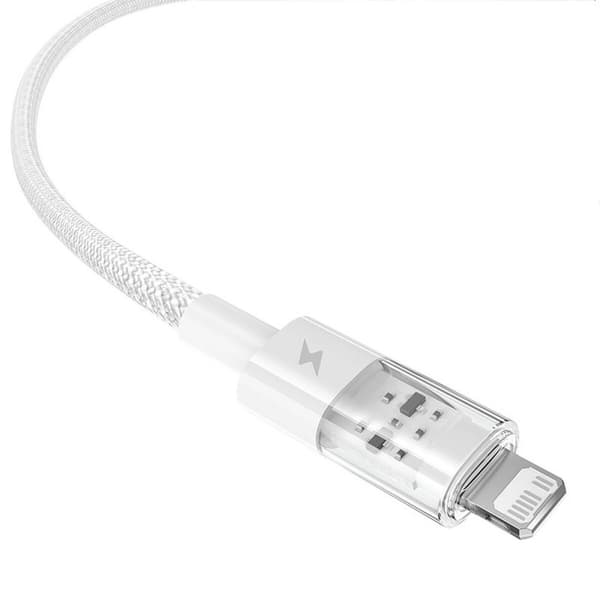 Kabel USB till Lightning Baseus P10373003211-01 Vit 2 m
