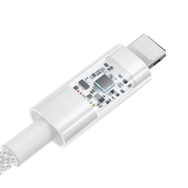Kabel USB till Lightning Baseus P10373003211-01 Vit 2 m