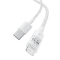 Miniatyrbild 2 av 7: Kabel USB till Lightning Baseus P10373003211-01 Vit 2 m