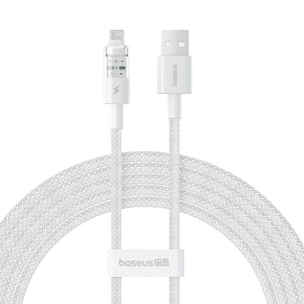 Kabel USB till Lightning Baseus P10373003211-01 Vit 2 m