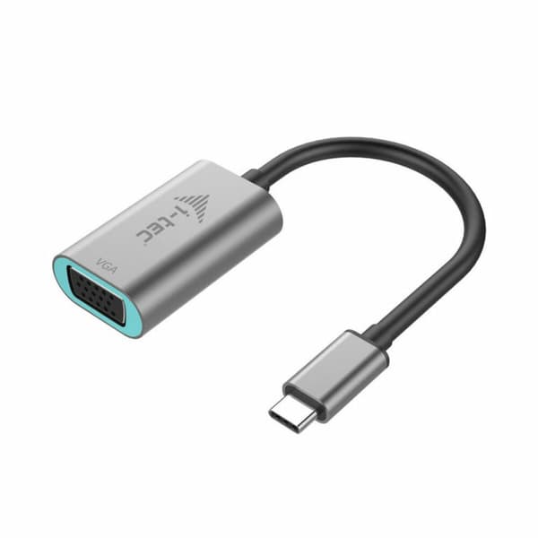 USB C till VGA Adapter i-Tec C31METALVGA60HZ      Grå