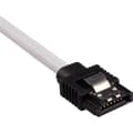 Miniatyrbild 3 av 3: CORSAIR Premium SATA 6 Gbps vit mantlad kabel 60cm rak - (CC-8900253)