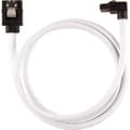 Miniatyrbild 2 av 3: CORSAIR Premium SATA 6 Gbps Vit 60 cm 90 ° mantlad kabel - (CC-8900283)