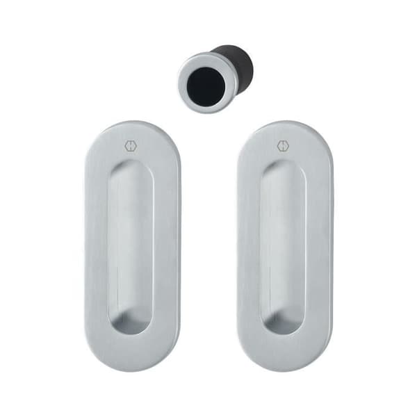 Hoppe Shell skjutdörr Set m472 Skruvlock BL, matt krom - 3207429