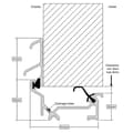 Miniatyrbild 3 av 4: STORMGUARD Dry-x Winter Bar 2 Extra Threshold, Guld, 920 m - 04SR3580920G