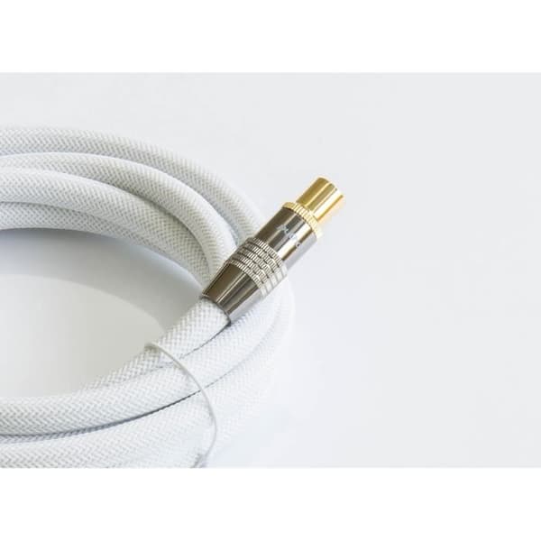 TV-antennkabel - PYTHON - Premium-serie - 1,5 m - Guldpläterad - Skärmad 120 dB