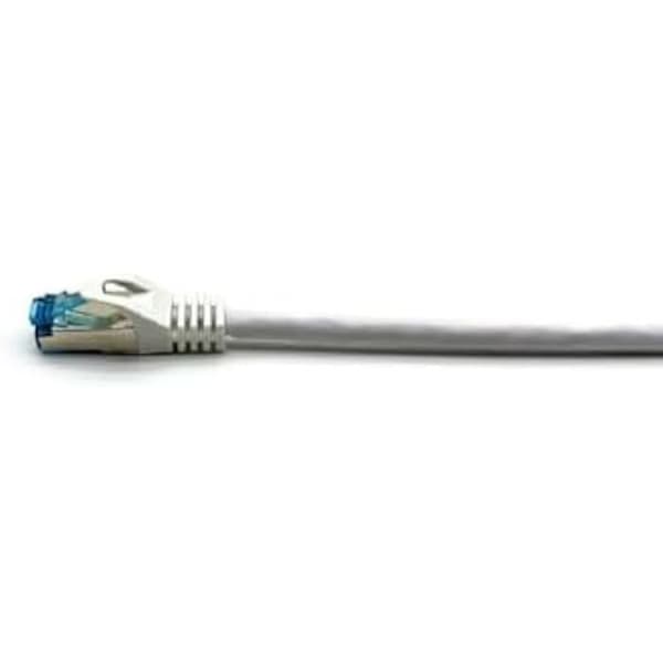 Patchkabel Cat.6A - EQUIP - 605801 - S/FTP böjd - RJ45 rak - 2 m - Vit