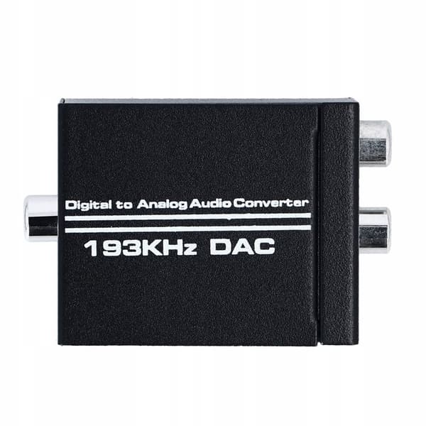 KONVERTER OPTISK KOAXIAL TOSLINK TILL 2x RCA CINCH