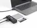 Miniatyrbild 2 av 5: USB-C/A Dockningstation - DeLock - Automatisk kloning - Snabb överföring - Kompatibel med M.2 och SATA
