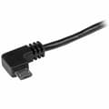 Miniatyrbild 3 av 3: USB-kabel till mikro-USB Startech USB2AUB2RA2M         Svart