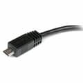 Miniatyrbild 2 av 3: Kabel Micro USB Startech UUSBMUSBMF6          Micro USB A Micro USB B Svart