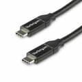 Miniatyrbild 1 av 2: USB-C-kabel Startech USB2C5C50CM Vit Svart 50 cm