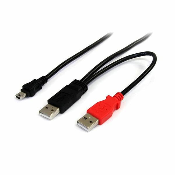 USB 2.0 A till Mini USB B Kabel Startech USB2HABMY6 Röd Svart