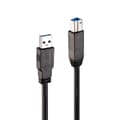 Miniatyrbild 1 av 2: USB A till USB B Kabel LINDY 43098 10 m Svart