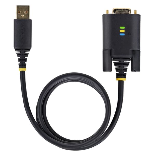 USB-kabel Startech 1P3FFCB-USB-SERIAL Svart 1 m