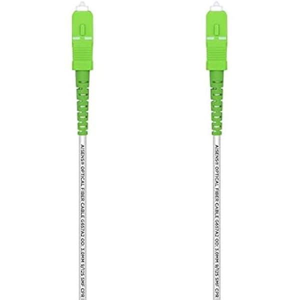 AISENS A152-0496 G657A2 3.0 9/125 SMF simplex Dca LSZH SC/APC-SC/APC fiberoptisk kabel