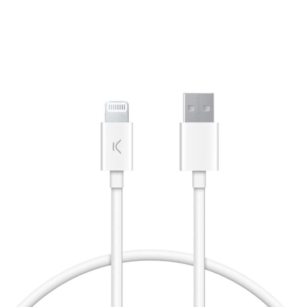 USB-Kaapeli KSIX Valkoinen 1 m