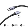 Miniatyrbilde 3 av 7: USB-C til USB-C Kabel Subblim PLUS Svart 1 m