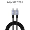 Miniatyrbilde 5 av 7: USB-C til USB-C Kabel Subblim PLUS Svart 1 m