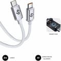 Miniatyrbild 3 av 5: USB-C till USB-C Kabel Subblim SUBCAB-C06011 2 m Vit