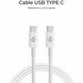 Miniatyrbild 3 av 5: USB-C till USB-C Kabel Subblim SUBCAB-C10011 2 m Vit