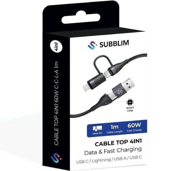 Kabel HDMI Subblim SUBCAB-4IN101