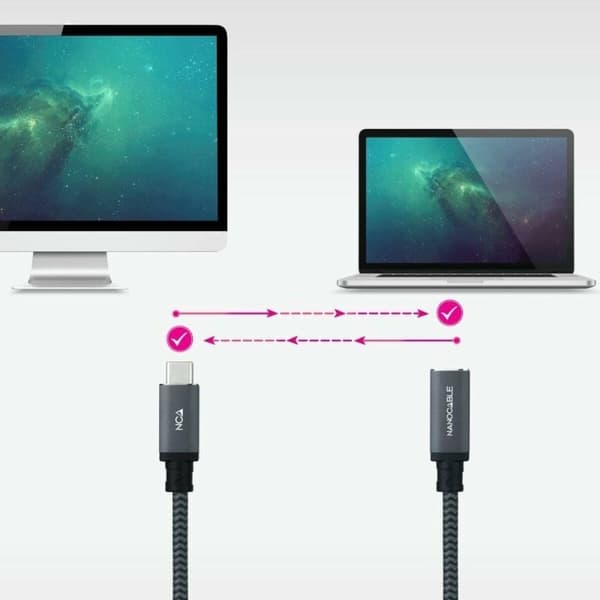 USB-kabel NANOCABLE 10.01.4502-COMB