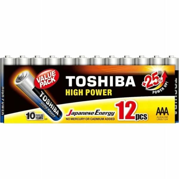 Genopladelige batterier Toshiba R03ATPACK12