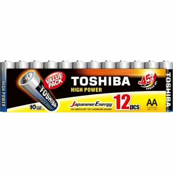 Ladattavat paristot Toshiba R6ATPACK12