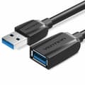 Miniatyrbild 1 av 4: Skarvsladd USB Vention VAS-A45-B300 Svart 3 m