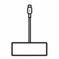 Miniatyrbild 1 av 8: USB-kabel Apple Vit