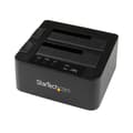 Miniatyrbild 1 av 4: Duplicator och Dockningsstation - STARTECH - SDOCK2U33RE - eSATA/USB 3.0 - Svart - 2,5/3,5 tum