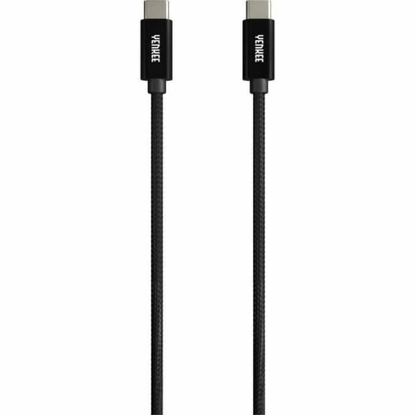 USB-C-kabel Yenkee YCU C02 BK Sort 0,2 m