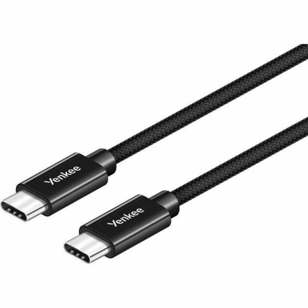 USB-C-kabel Yenkee YCU C02 BK Sort 0,2 m