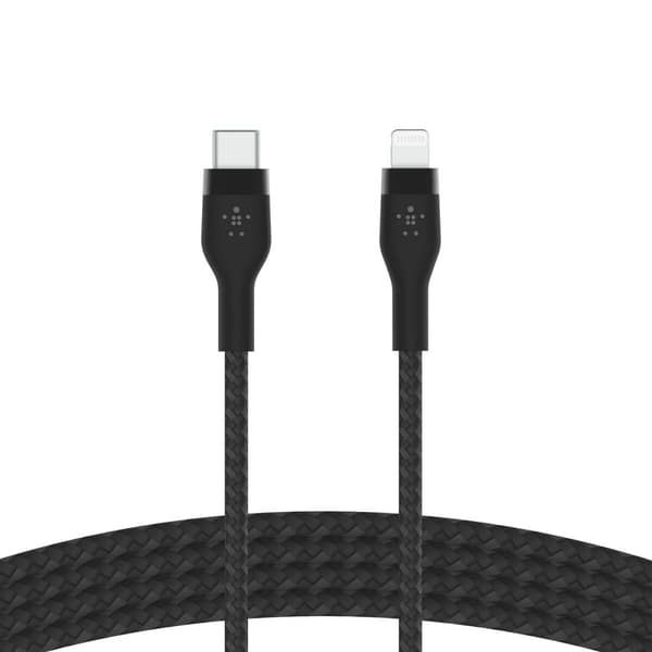 Kabel USB-C till Lightning Belkin CAA011BT2MBK 2 m Svart